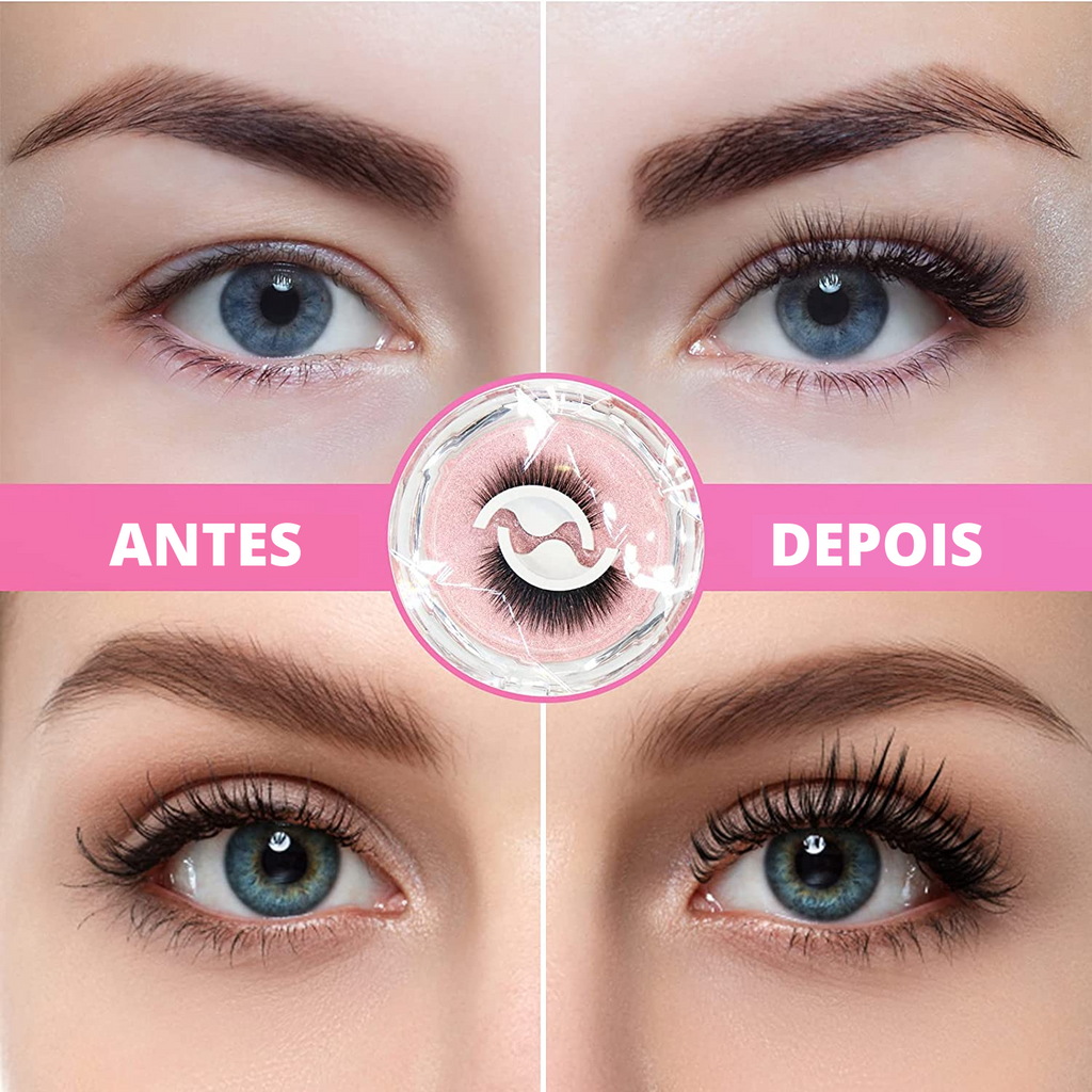 Cílios Bella™ Autoadesivos Reutilizáveis