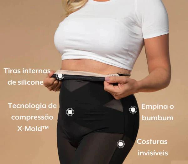 Shorts Modelador Cintura Alta - Nano Comfort