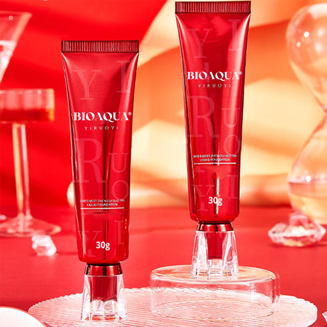 BioAqua Fv Foundantion - Base a prova d'água e com Proteção Solar (FPS 50) + BRINDE