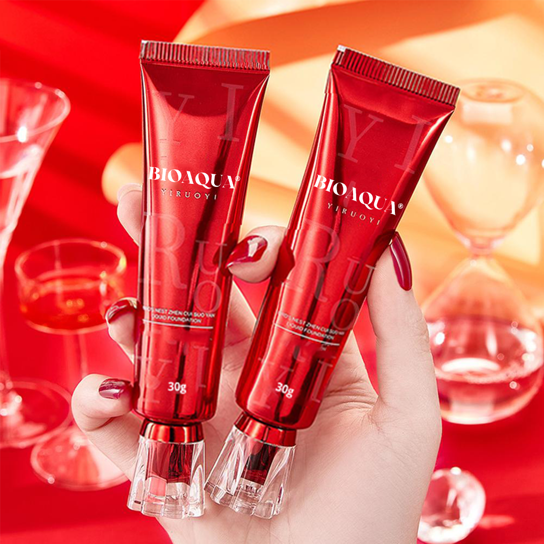 BioAqua Fv Foundantion - Base a prova d'água e com Proteção Solar (FPS 50) + BRINDE