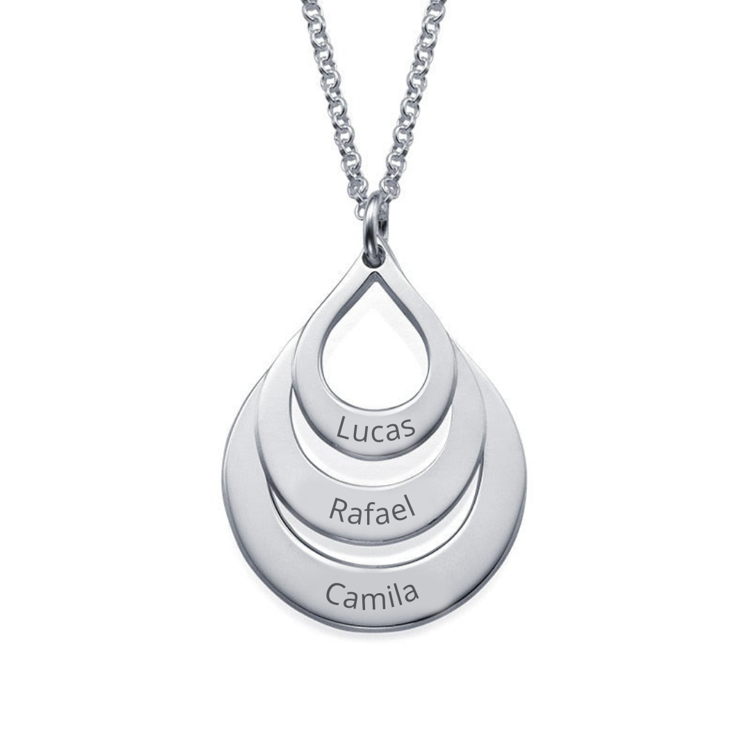 Colar Amor Fraterno Personalizado com Nome