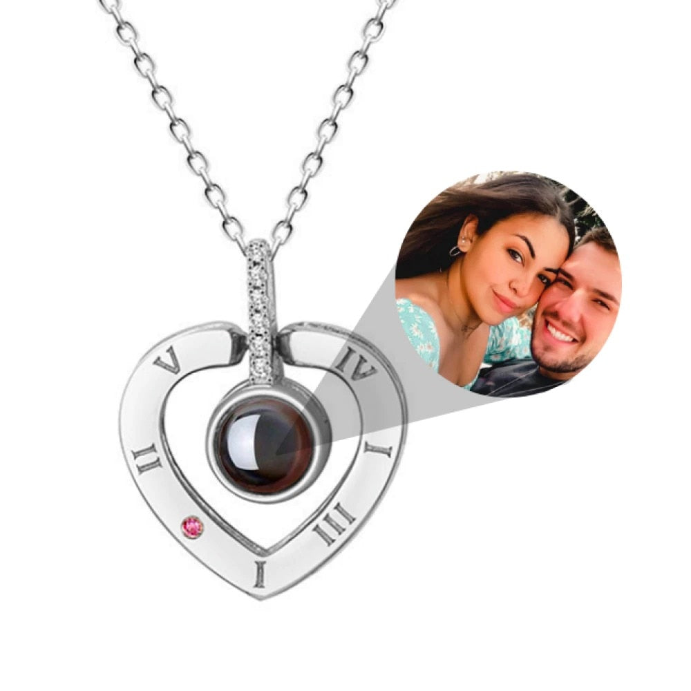 Colar Amor Eterno Personalizável Feminino Prata 925