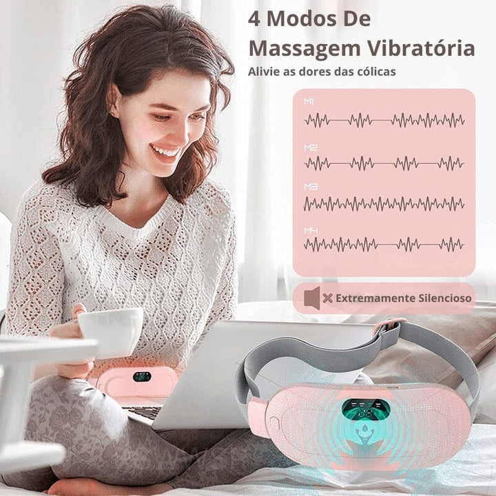 Cinta Térmica Massageadora para Cólicas Menstrual