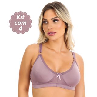 Kit 4 Sutiã Confort®