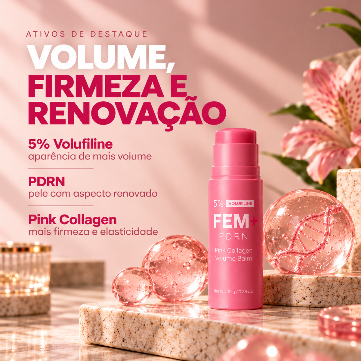 FEM+ Bastão Antirrugas de Colágeno