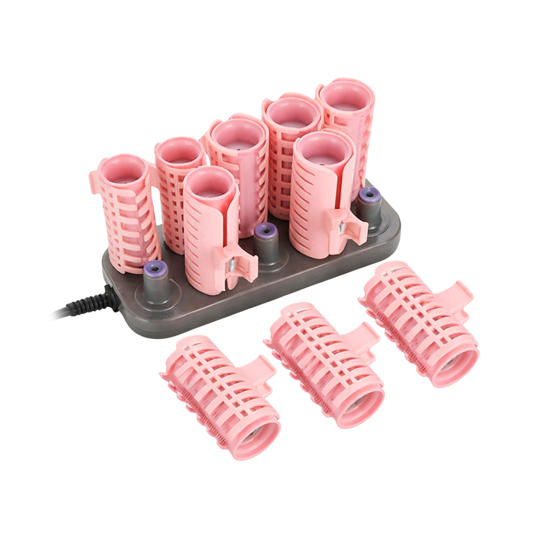ProCachos - 10 Rolos Elétricos + Base Aquecedora + Necessarie + 10 Presilhas