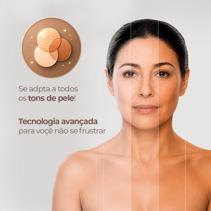 Base TLM 4 em 1 | Cobertura Perfeita e Ajuste Personalizado ao Seu Tom