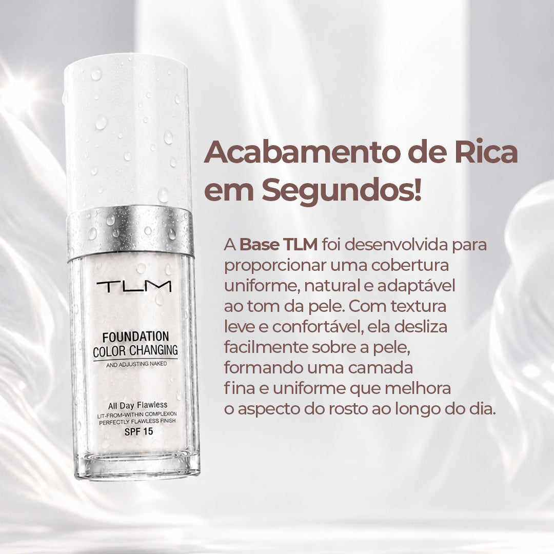 Base TLM 4 em 1 | Cobertura Perfeita e Ajuste Personalizado ao Seu Tom