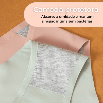 Calcinha Bella Comfort™ - Microfibra e Corte a Laser - Pague 5 e Leve 10