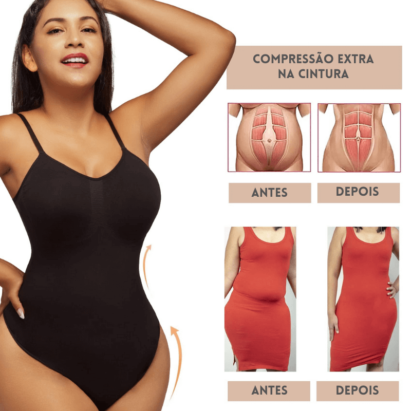 Body BellaFit - [Compre 1 e Leve a 2ª unidade com 75%OFF]