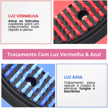 Escova de Terapia Capilar: BellaBrush Smarts 4 em 1
