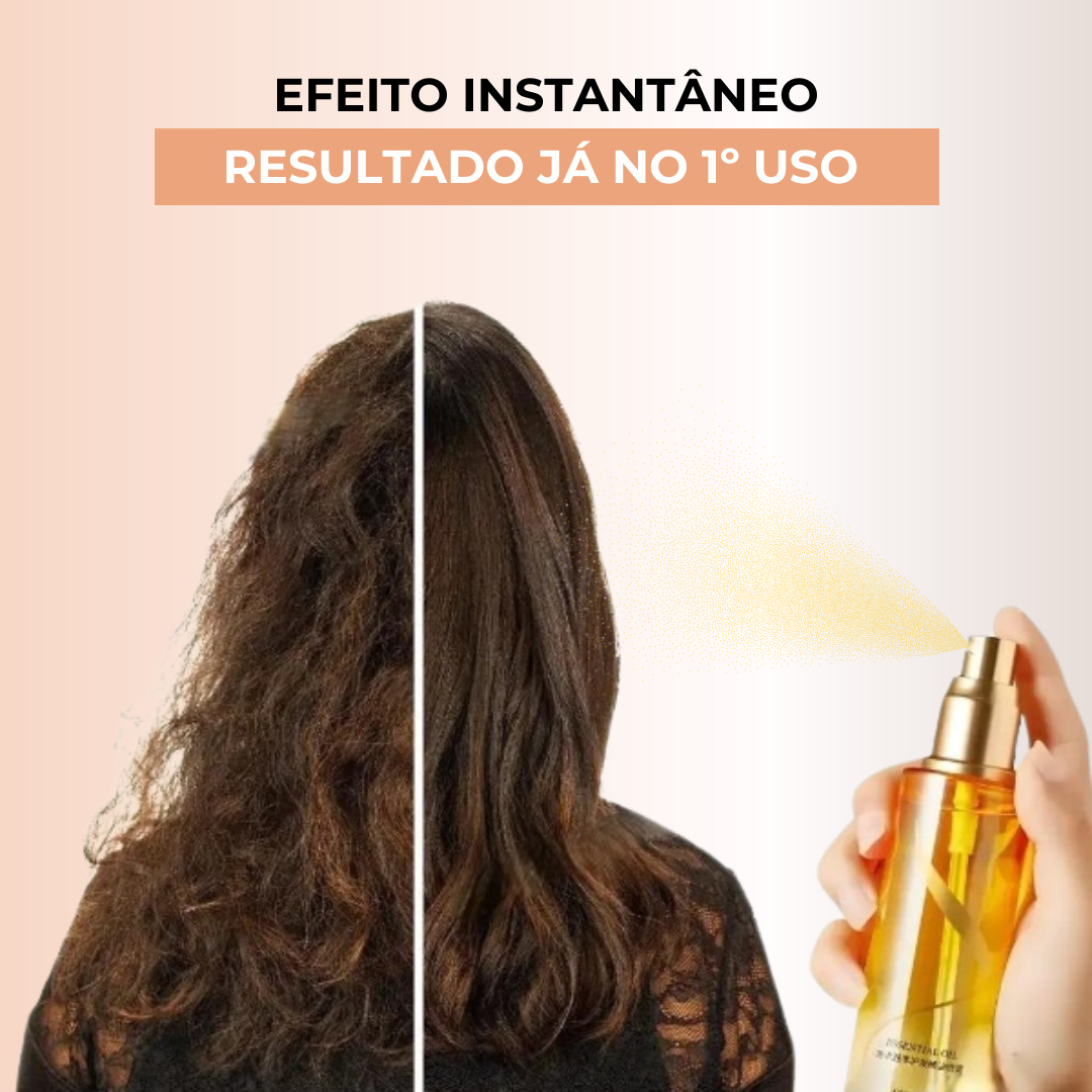 SelaFios Gold© 10 em 1: Spray Selador Multifuncional Coreano