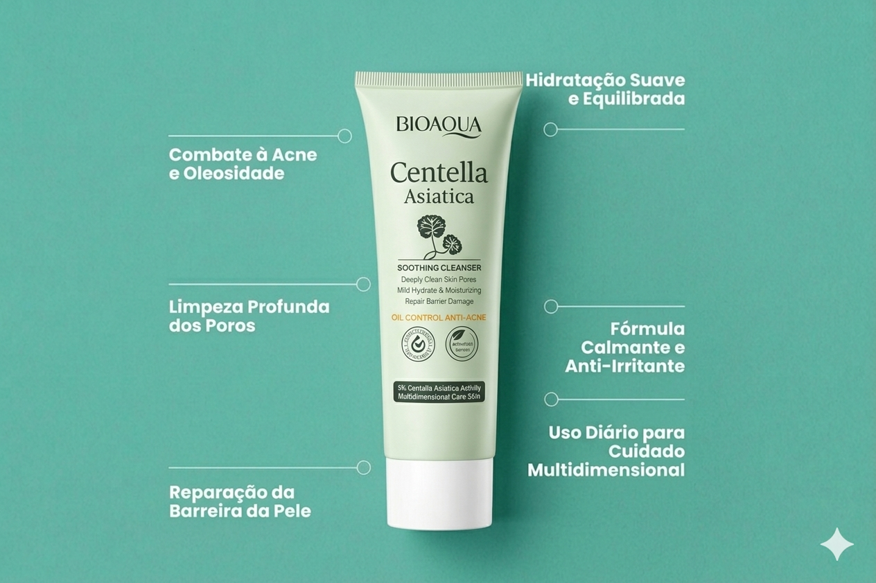 Kit BioAqua Centella – Protocolo de Cuidado Antiacne