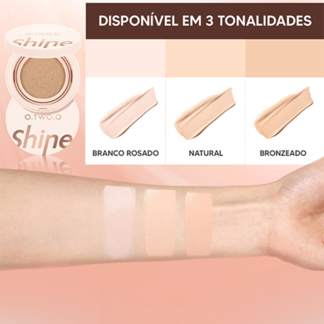 Base de Maquiagem Otwoo Shine: Ilumine Sua Beleza Natural + BRINDE