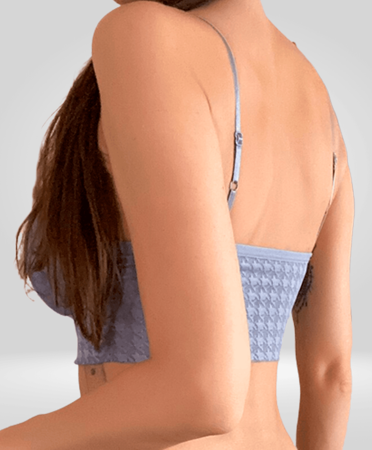 Cropped Feminino de Renda