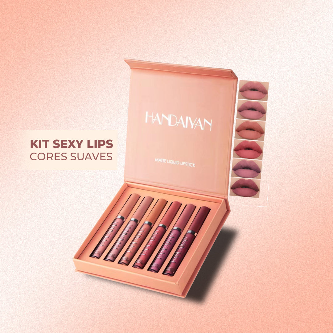 Batom Handaiyan SexyLips™ - 16h De Duração [COMPRE 03 LEVE 06]