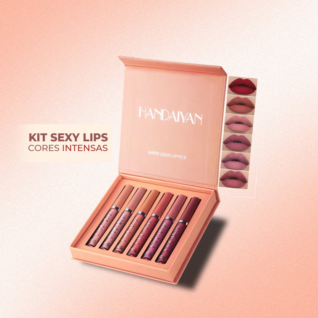 Batom Handaiyan SexyLips™ - 16h De Duração [COMPRE 03 LEVE 06]