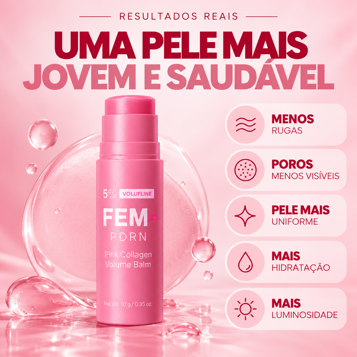 FEM+ Bastão Antirrugas de Colágeno