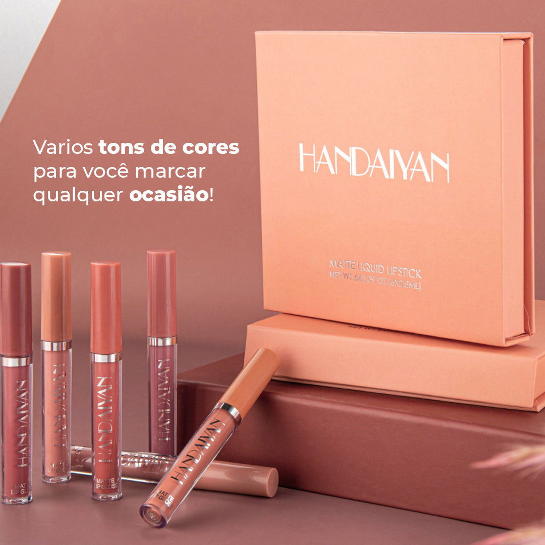 Batom Handaiyan SexyLips™ - 16h De Duração [COMPRE 03 LEVE 06] (cópia)