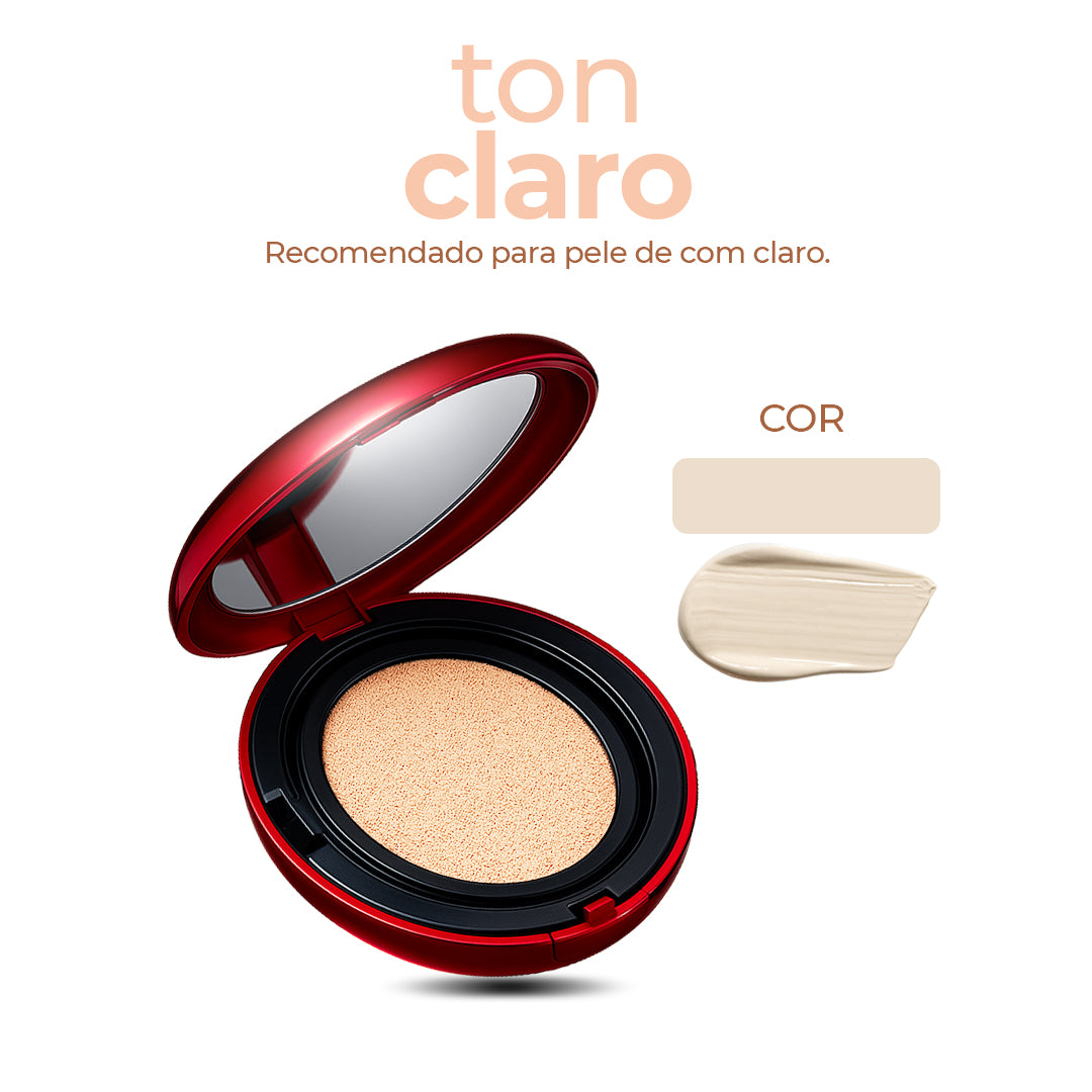 TIRTIR Red cushion - Base Premium Com Protetor Solar e Longa Duração - Original